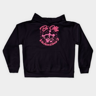 Be My Valentine's: A Pink-Hearted Romance Kids Hoodie